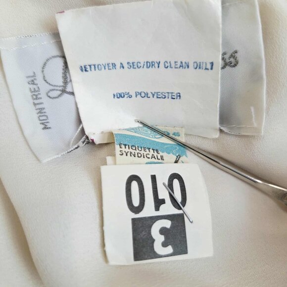 Vintage Lawrence Dress Gown – Made in Canada – Size 9/10 - Picture 16 of 16